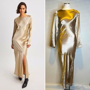 Na-Kd | Dresses | Nakd Asymmetric Seam Midi Maxi Dress In Gold Sz 34 Us Xs | Poshmark Na-Kd | Dresses | Nakd Asymmetric Seam Midi Maxi Dress In Gold Sz 34 Us Xs | Poshmark